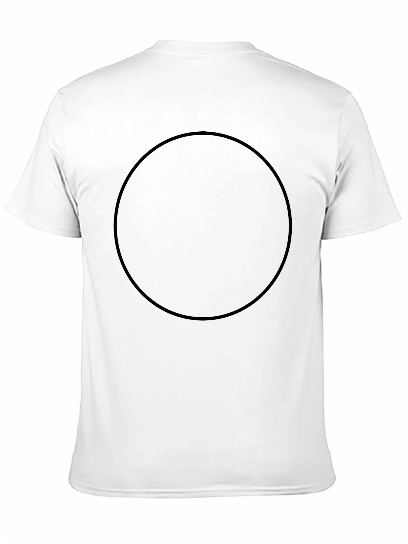 Plain Black Crew Neck T-Shirt - Essential Casual Wear