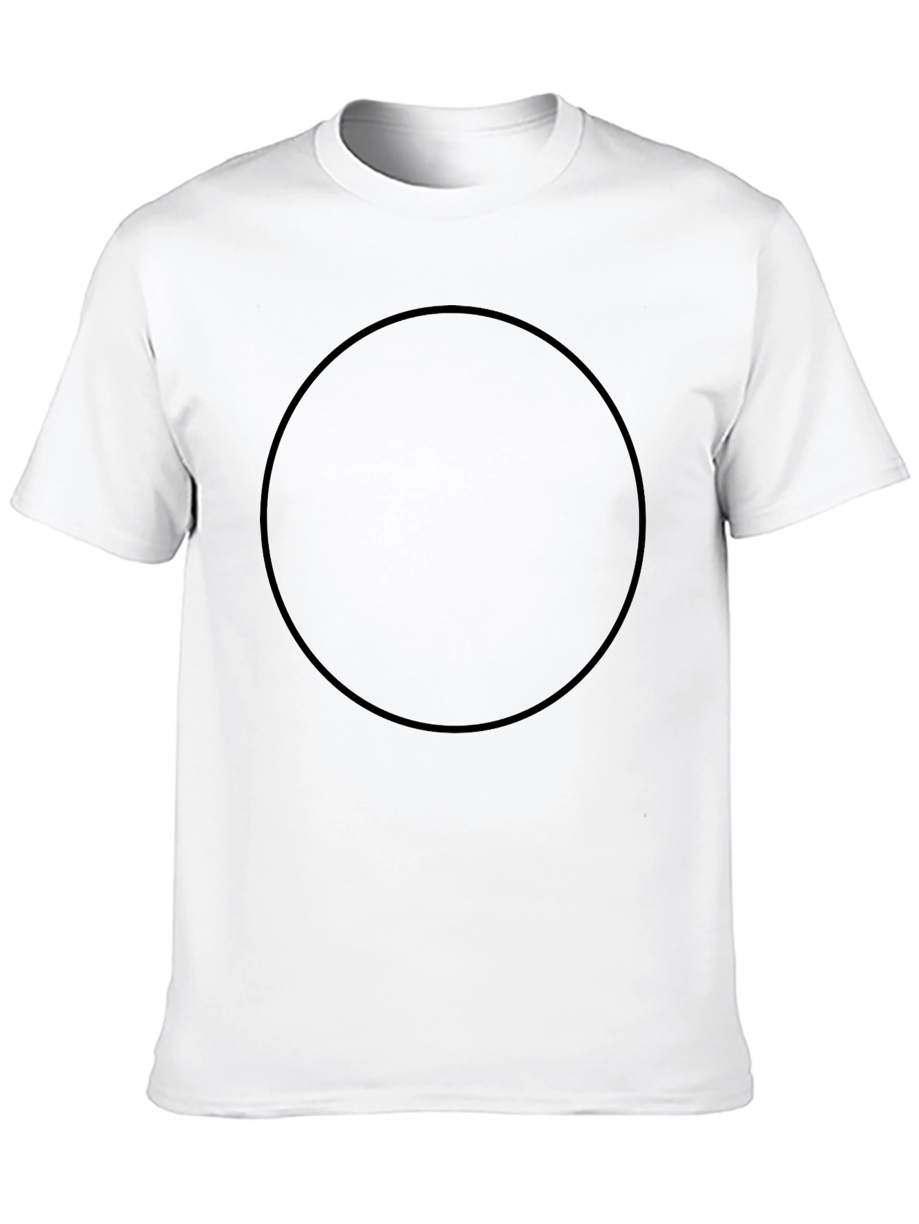 Plain Black Crew Neck T-Shirt - Essential Casual Wear