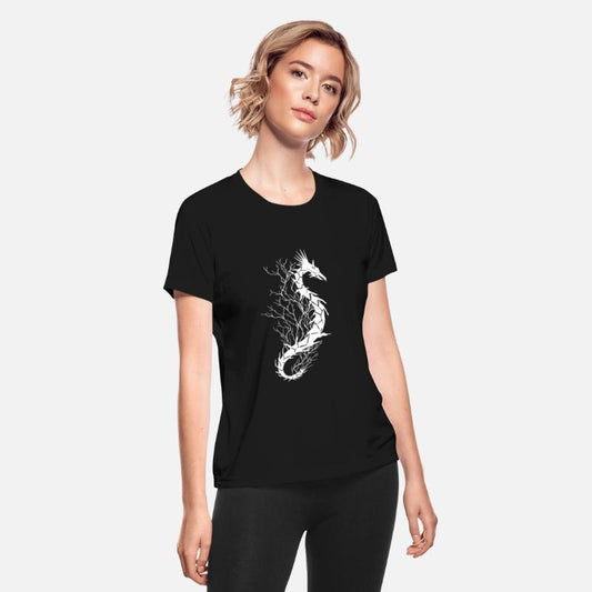 Sea life, sea dragon, white
