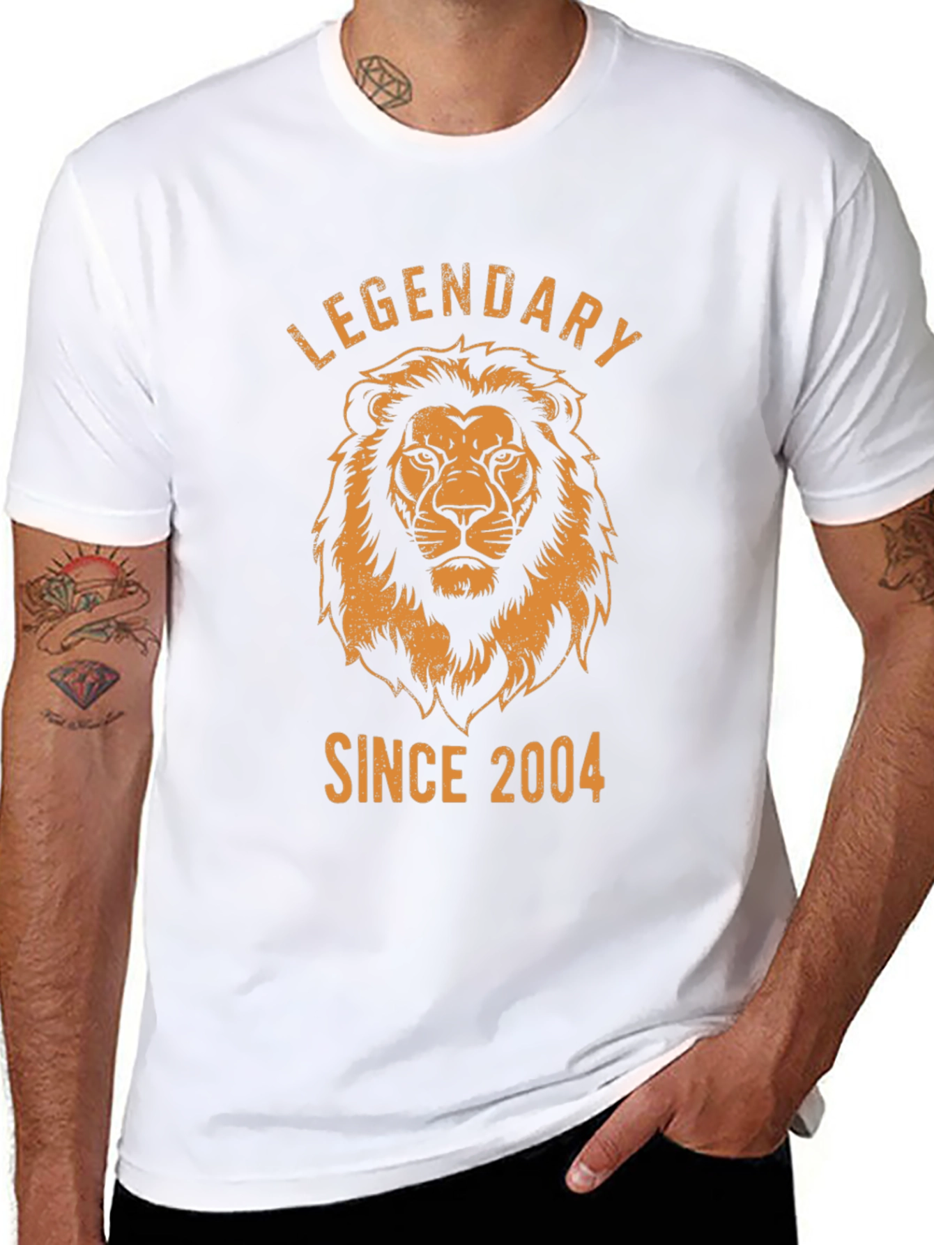 Legendary Since 2004 Lion Graphic T-Shirt