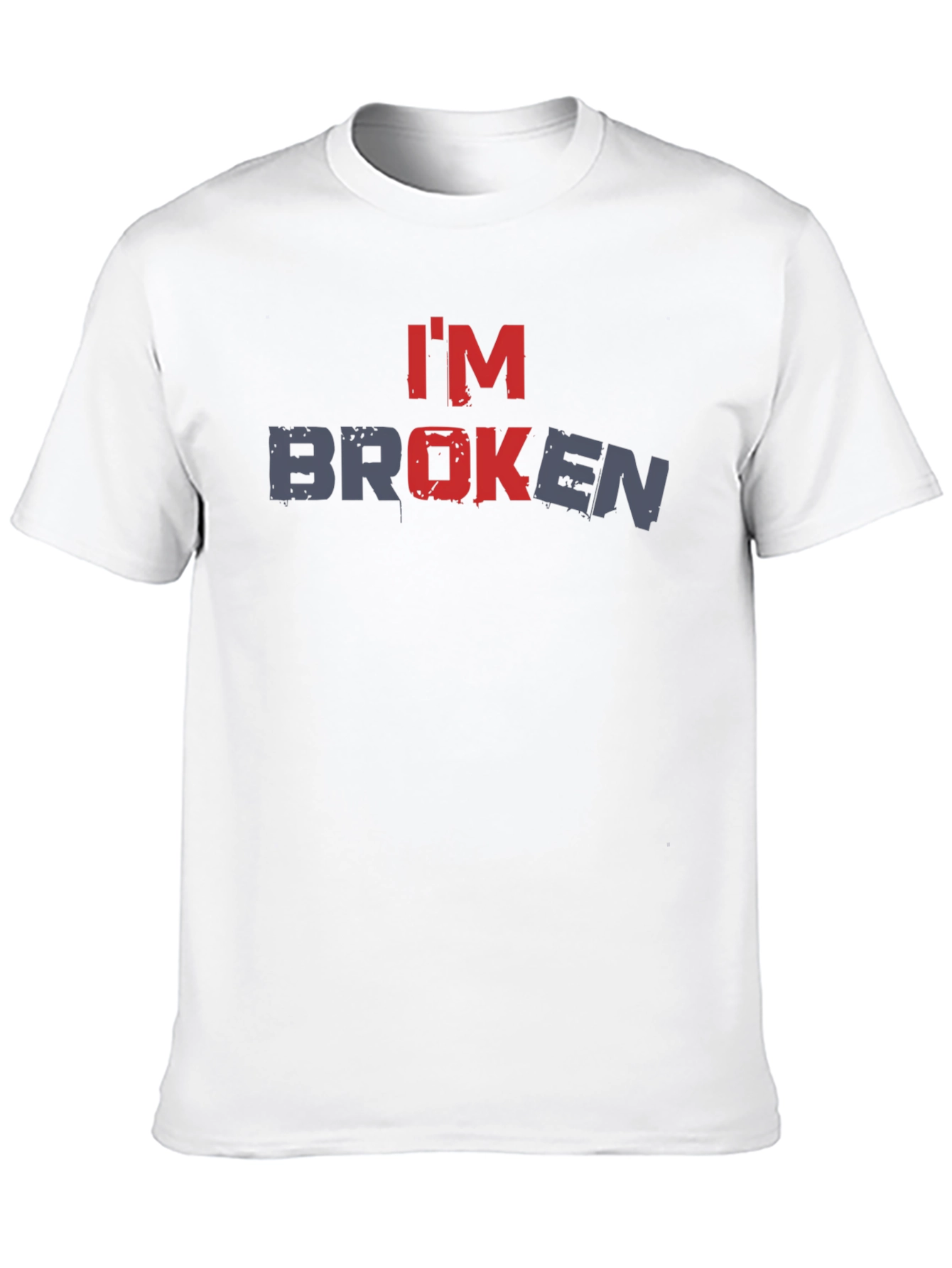 Im Broken Graphic Tee - Mens Black T-Shirt