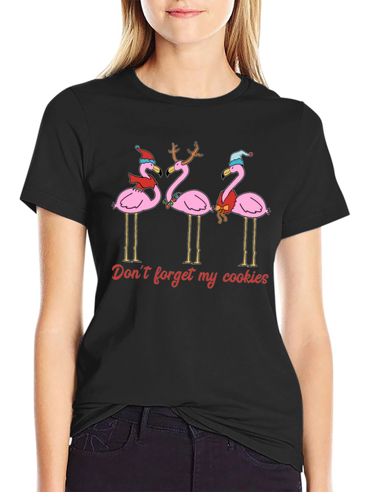 Festive Flamingo Christmas T-Shirt