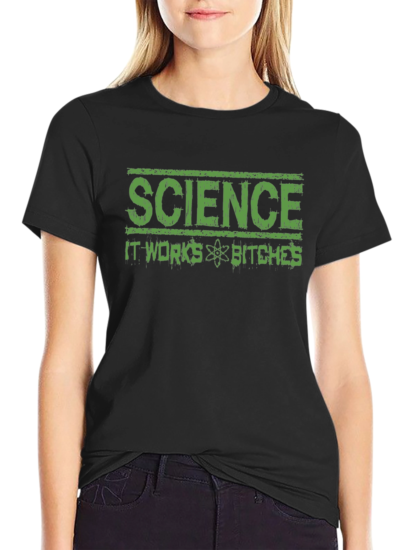 Science It Works T-Shirt - Black Graphic Tee