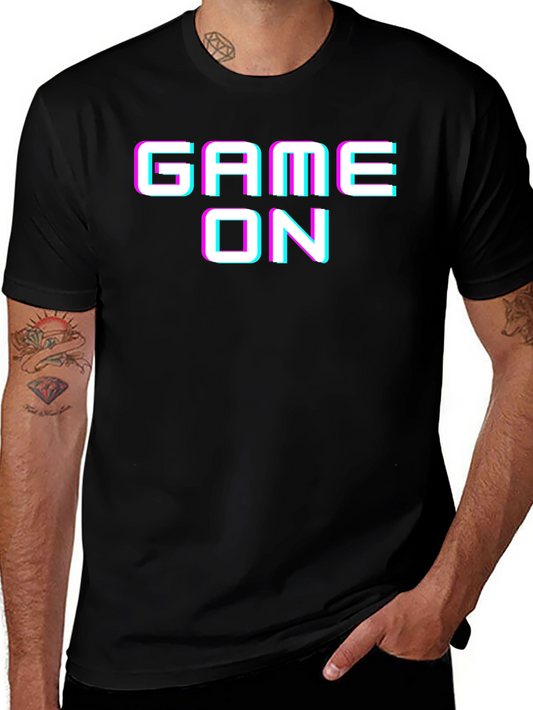 Game On Graphic T-Shirt - Gamer Style Tee