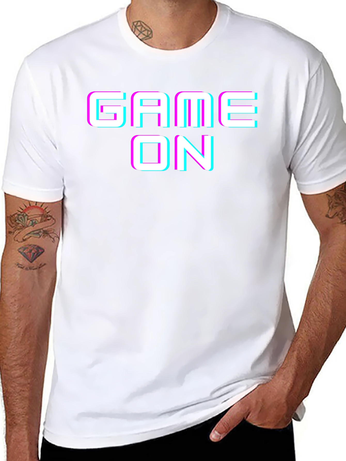 Game On Graphic T-Shirt - Gamer Style Tee