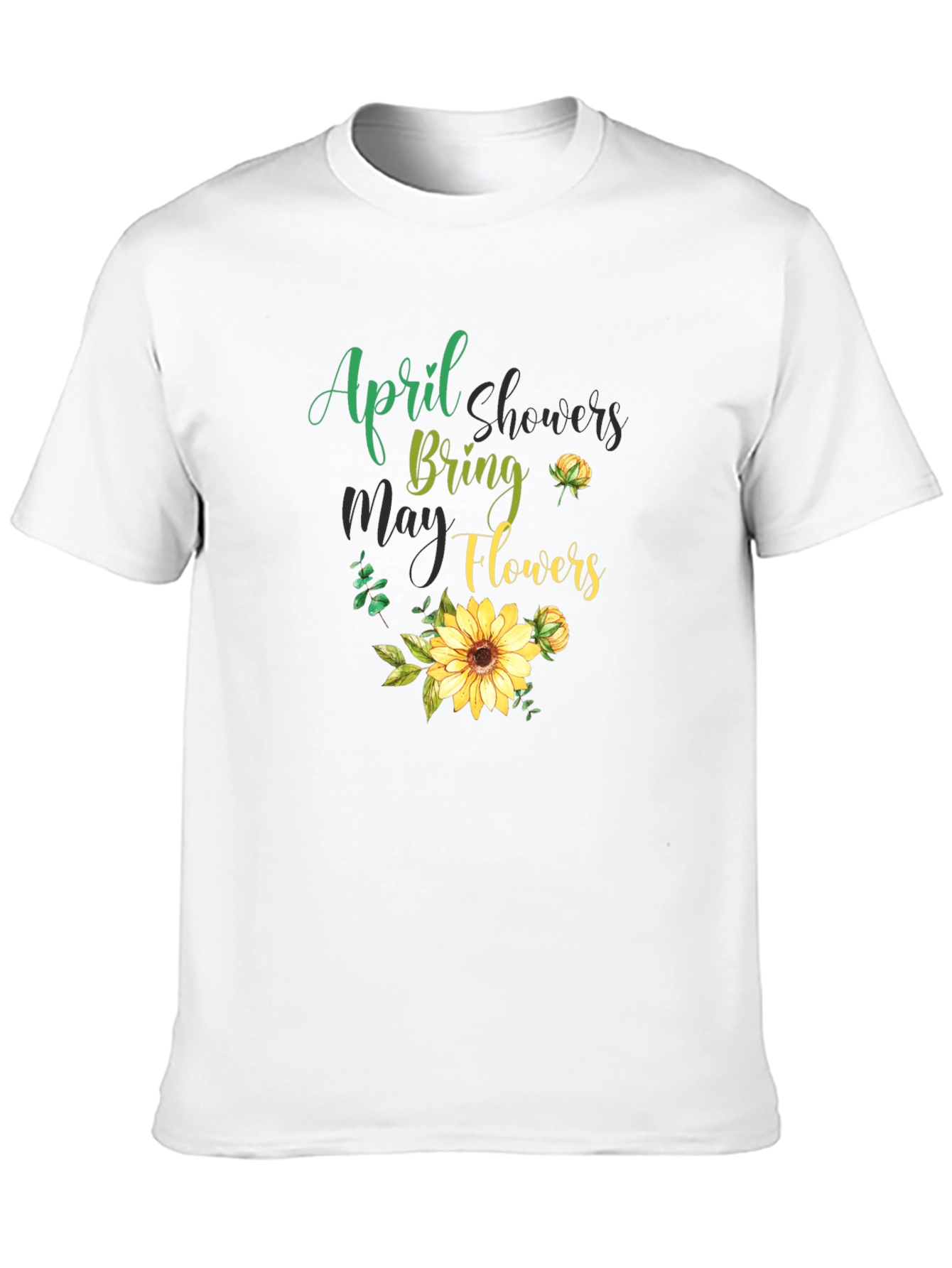 April Showers Bring May Flowers Graphic Tee