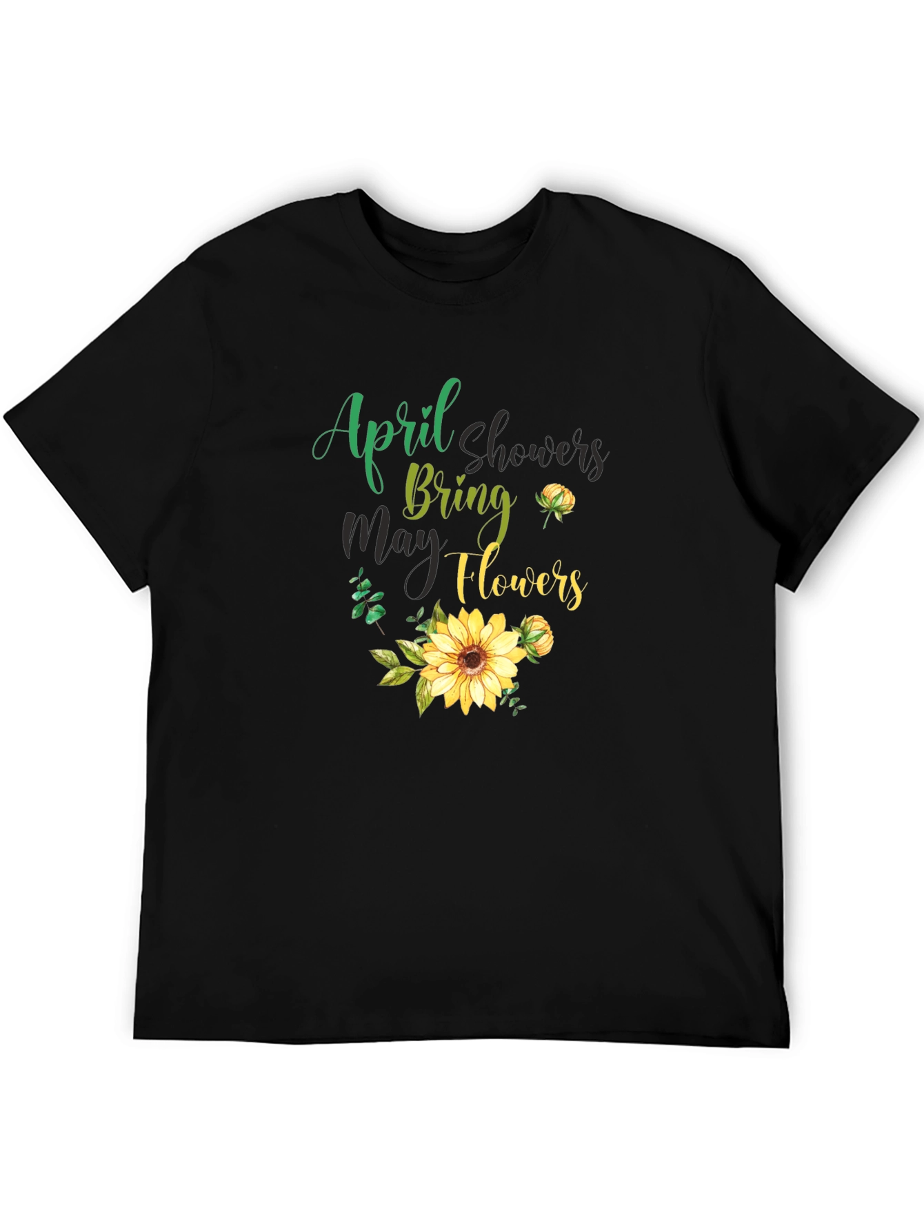 April Showers Bring May Flowers Graphic Tee