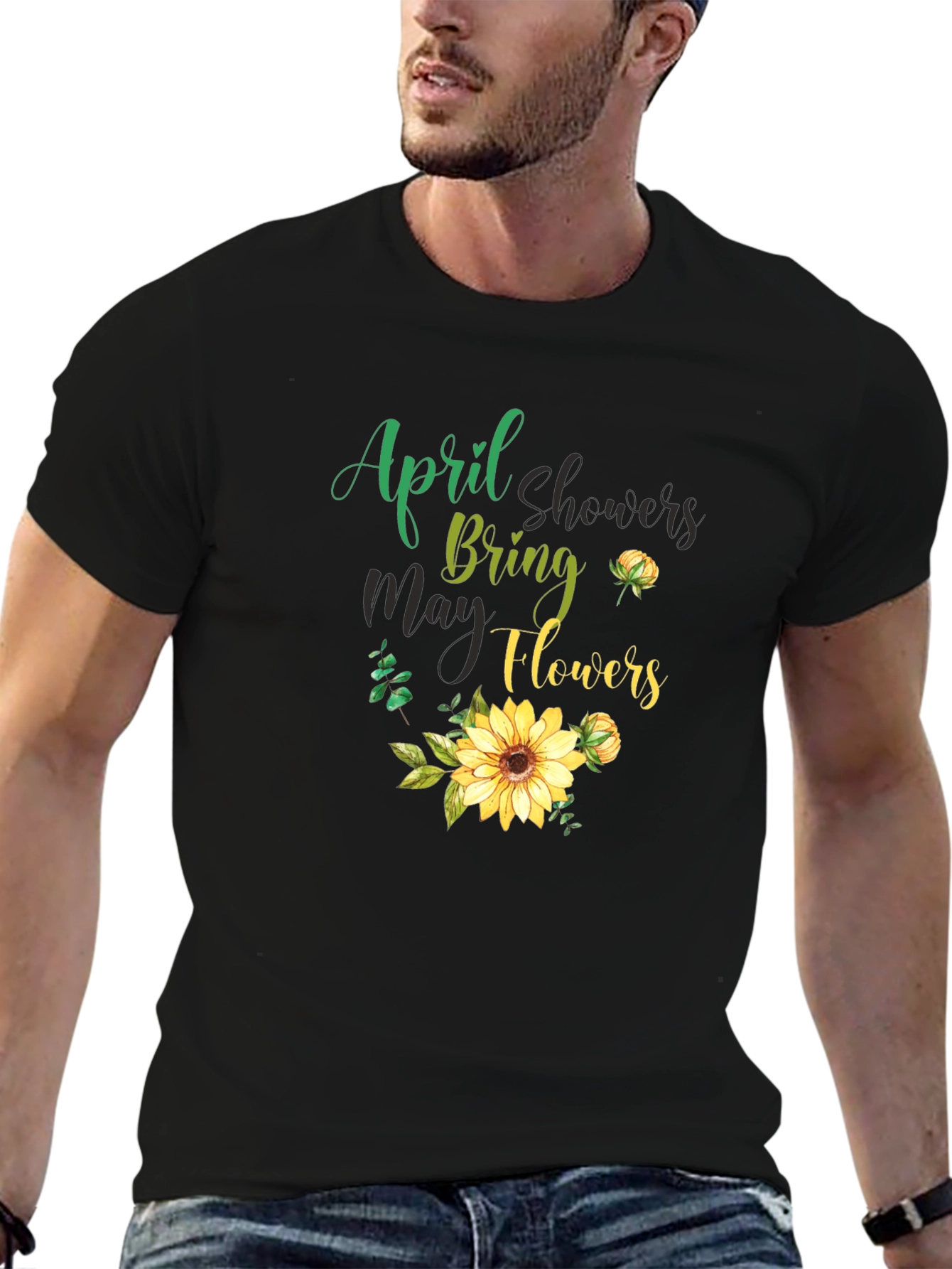 April Showers Bring May Flowers Graphic Tee