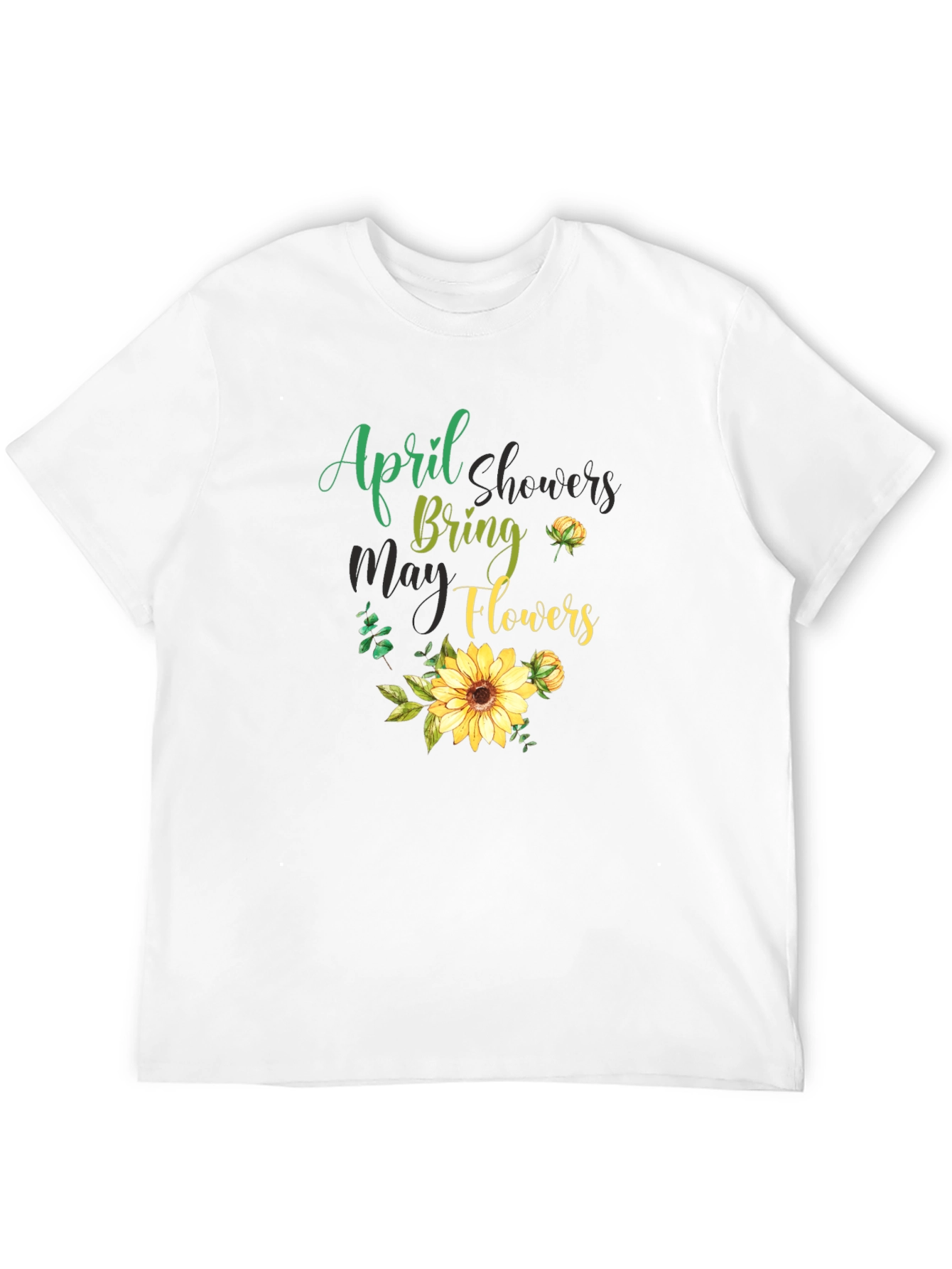 April Showers Bring May Flowers Graphic Tee