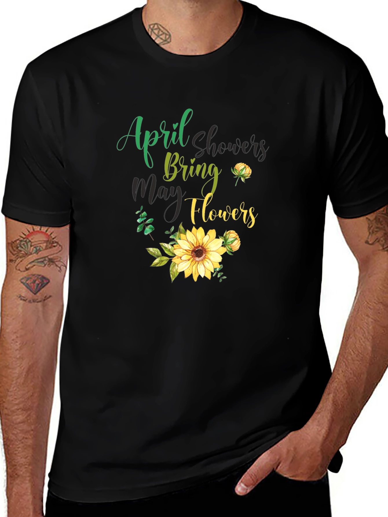 April Showers Bring May Flowers Graphic Tee