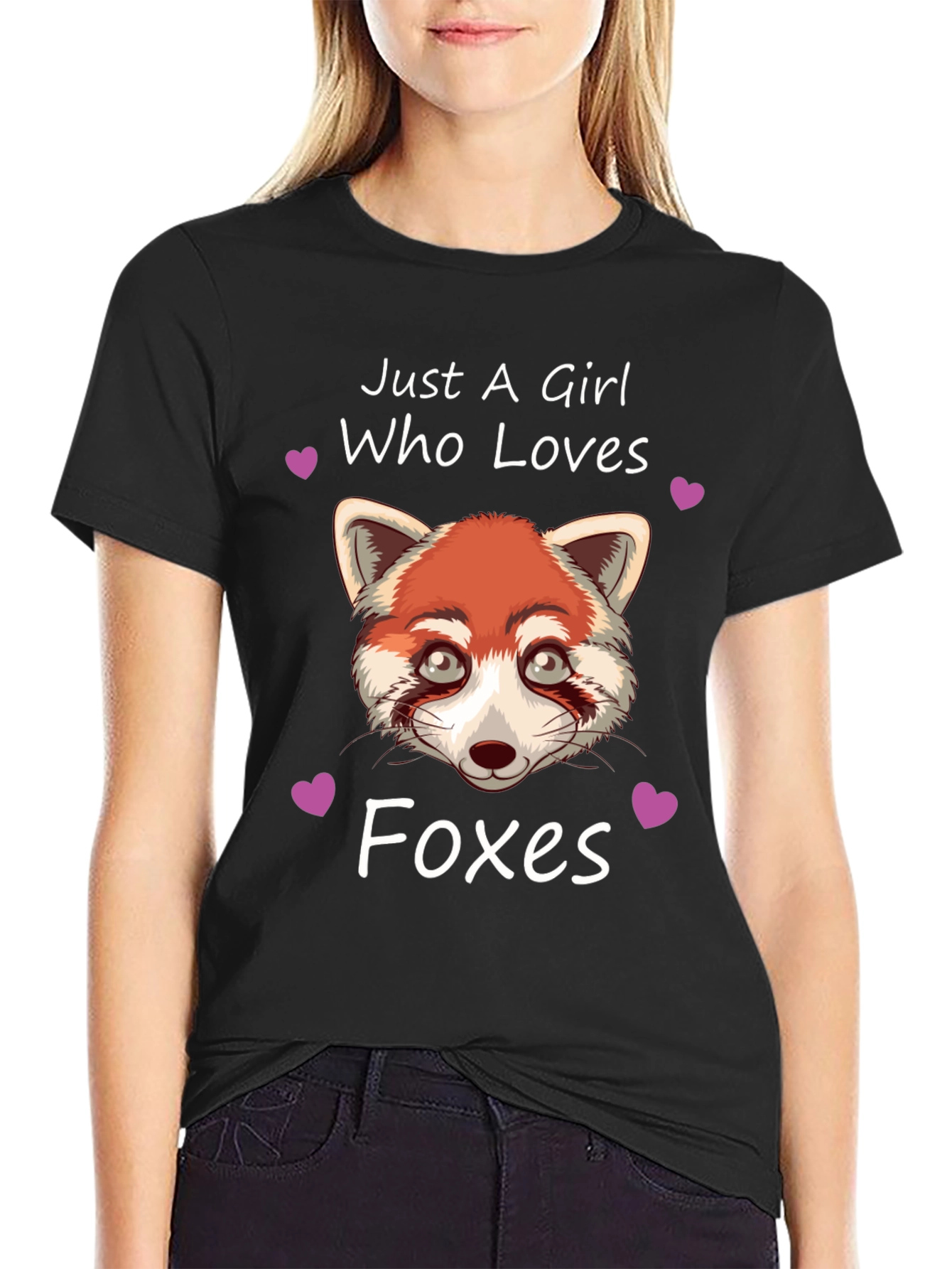 Girl Who Loves Foxes T-Shirt