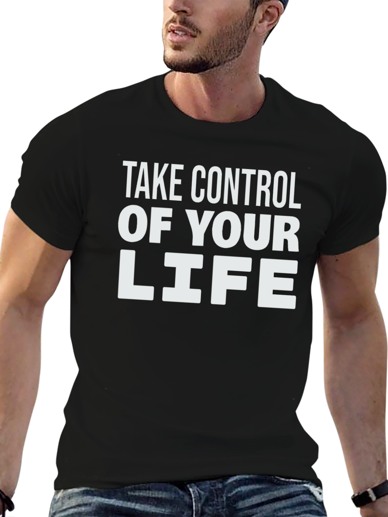 Take Control Graphic Tee - Motivational T-Shirt