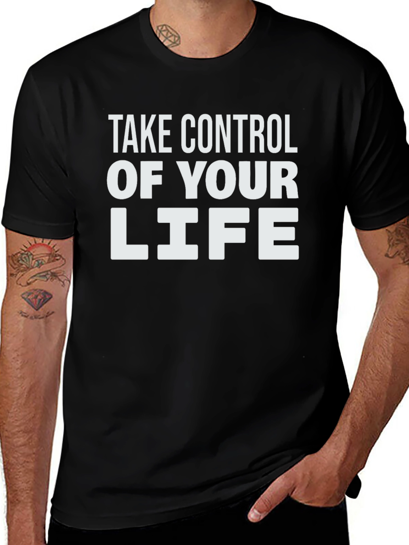Take Control Graphic Tee - Motivational T-Shirt