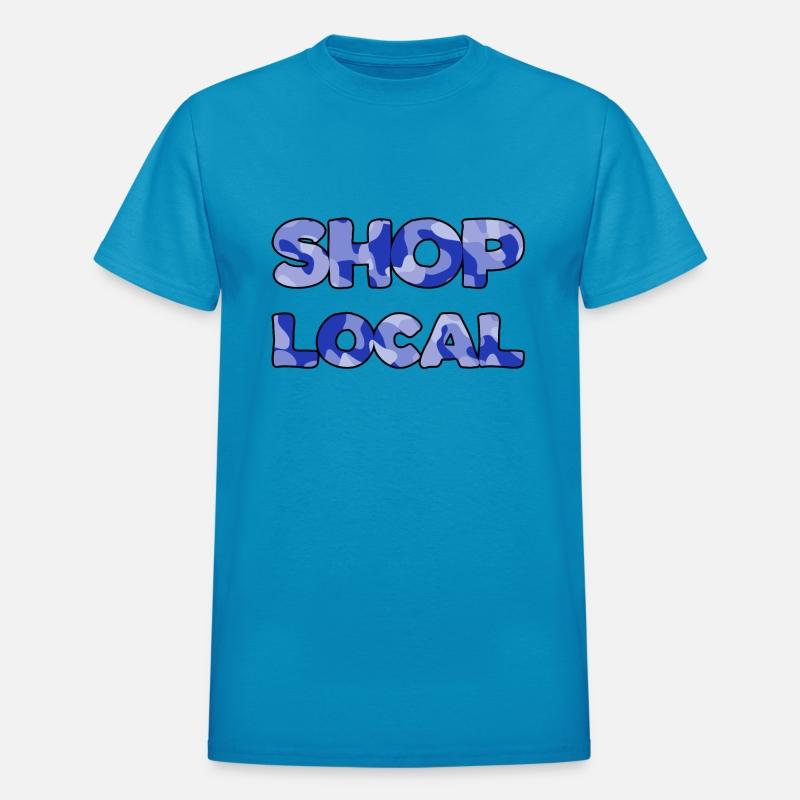 Shop Local blue camo