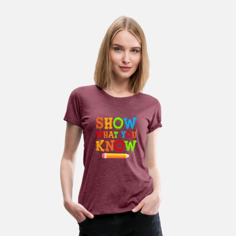 Show What You Know Exam Testing Teachers Students