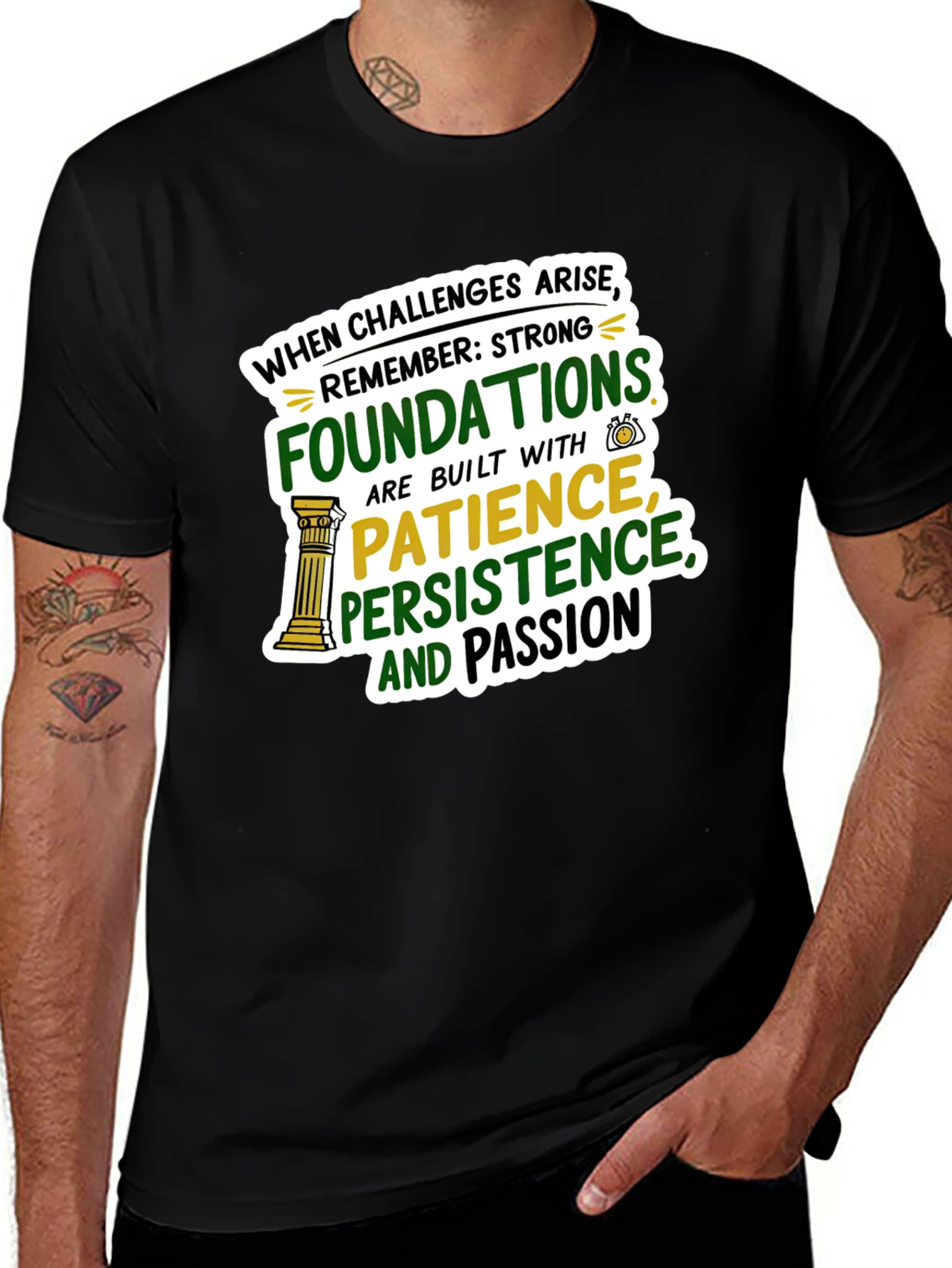 Strong Foundations Graphic T-Shirt