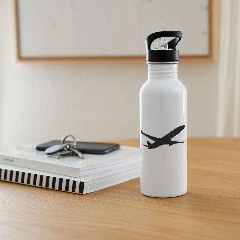 Silhouette Jet Plane Graphic