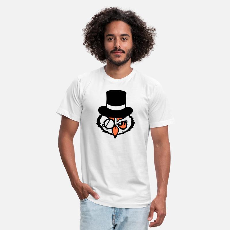 Sir owl top hat monocle glasses rich gentleman fun