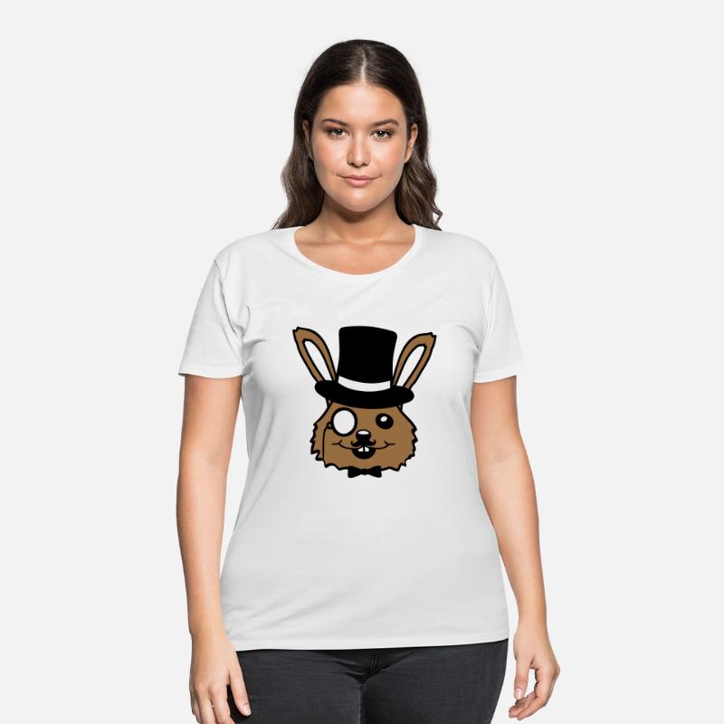 Sir Rabbit Monocle Glasses Beard Top Hat Mr. Rich