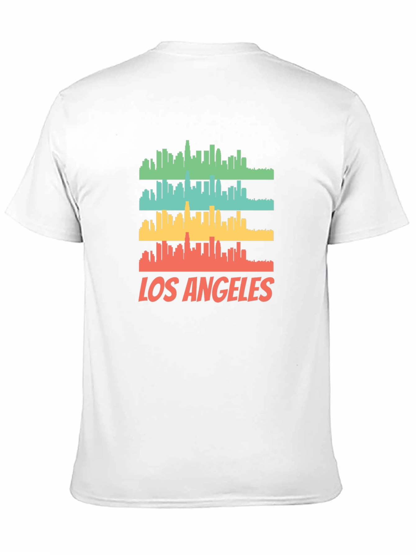 Los Angeles Skyline Graphic Print T-Shirt