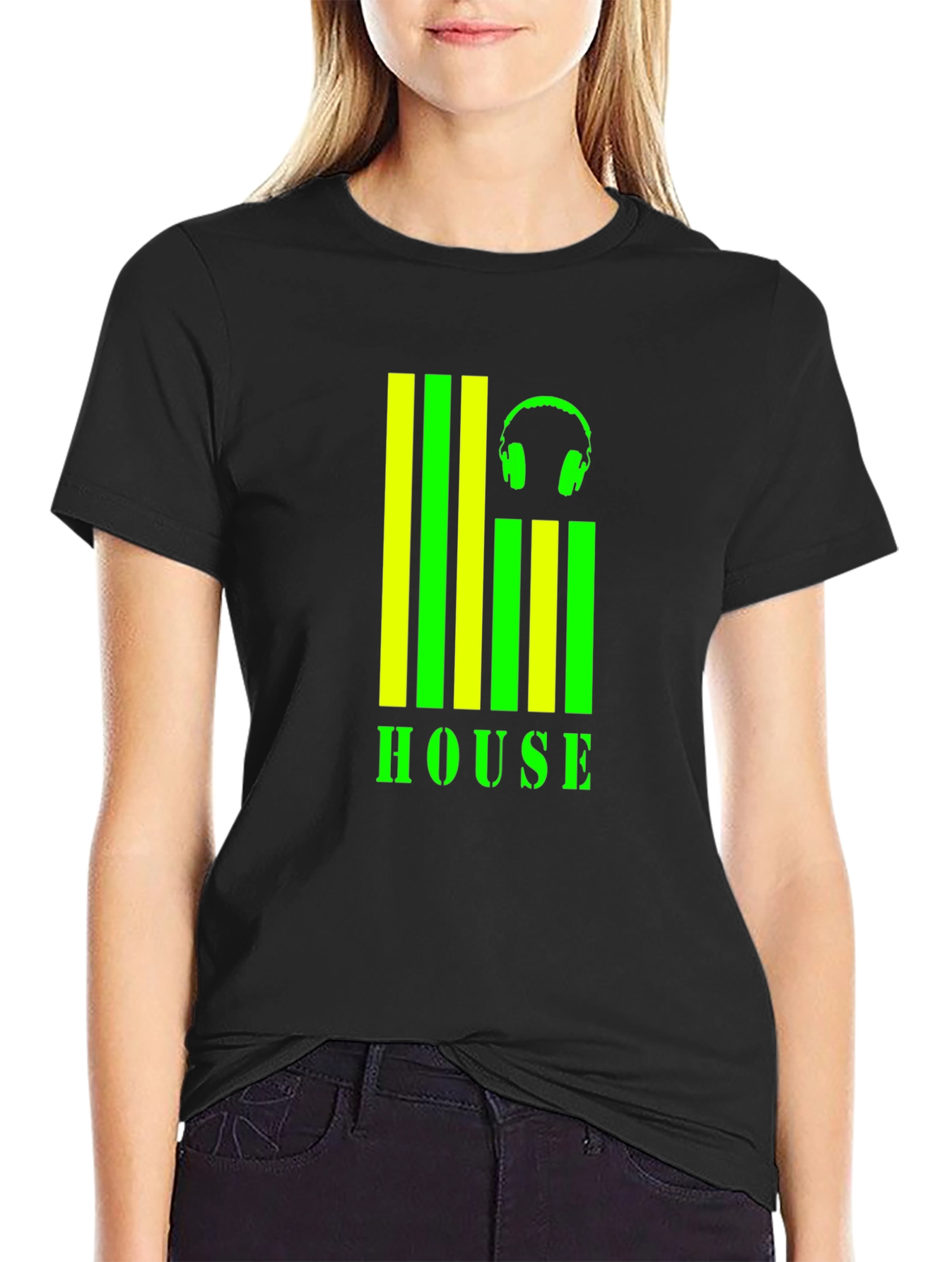 House Music Graphic T-Shirt - Stylish Clubwear