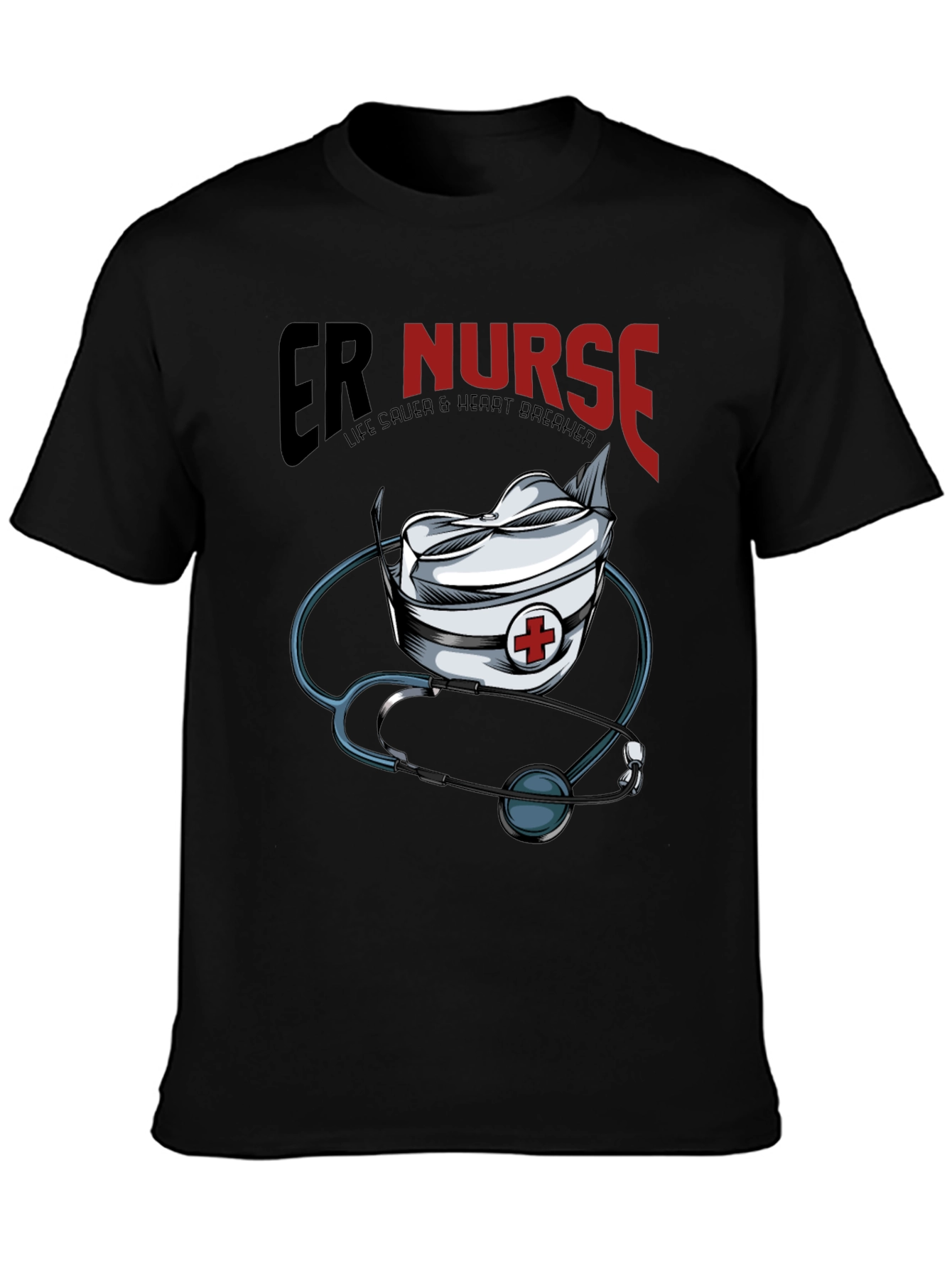 ER Nurse T-Shirt: Life Saver & Heart Breaker