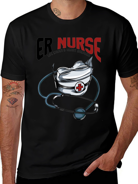 ER Nurse T-Shirt: Life Saver & Heart Breaker