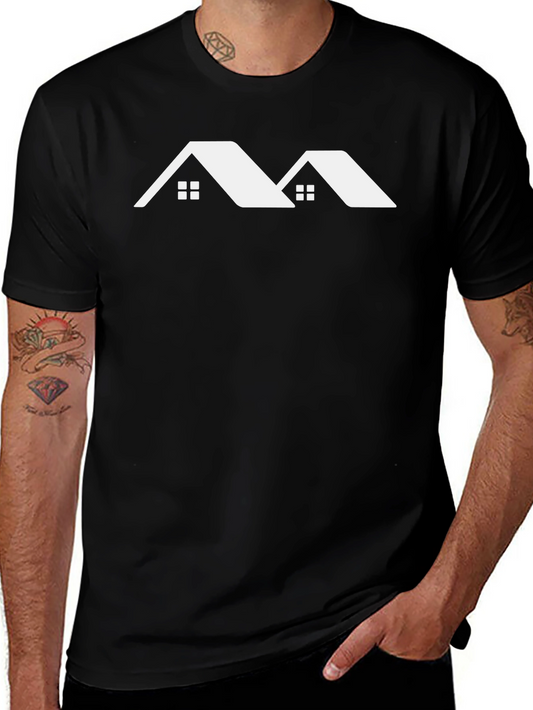 Modern Two House Tee - Black T-Shirt Home Design