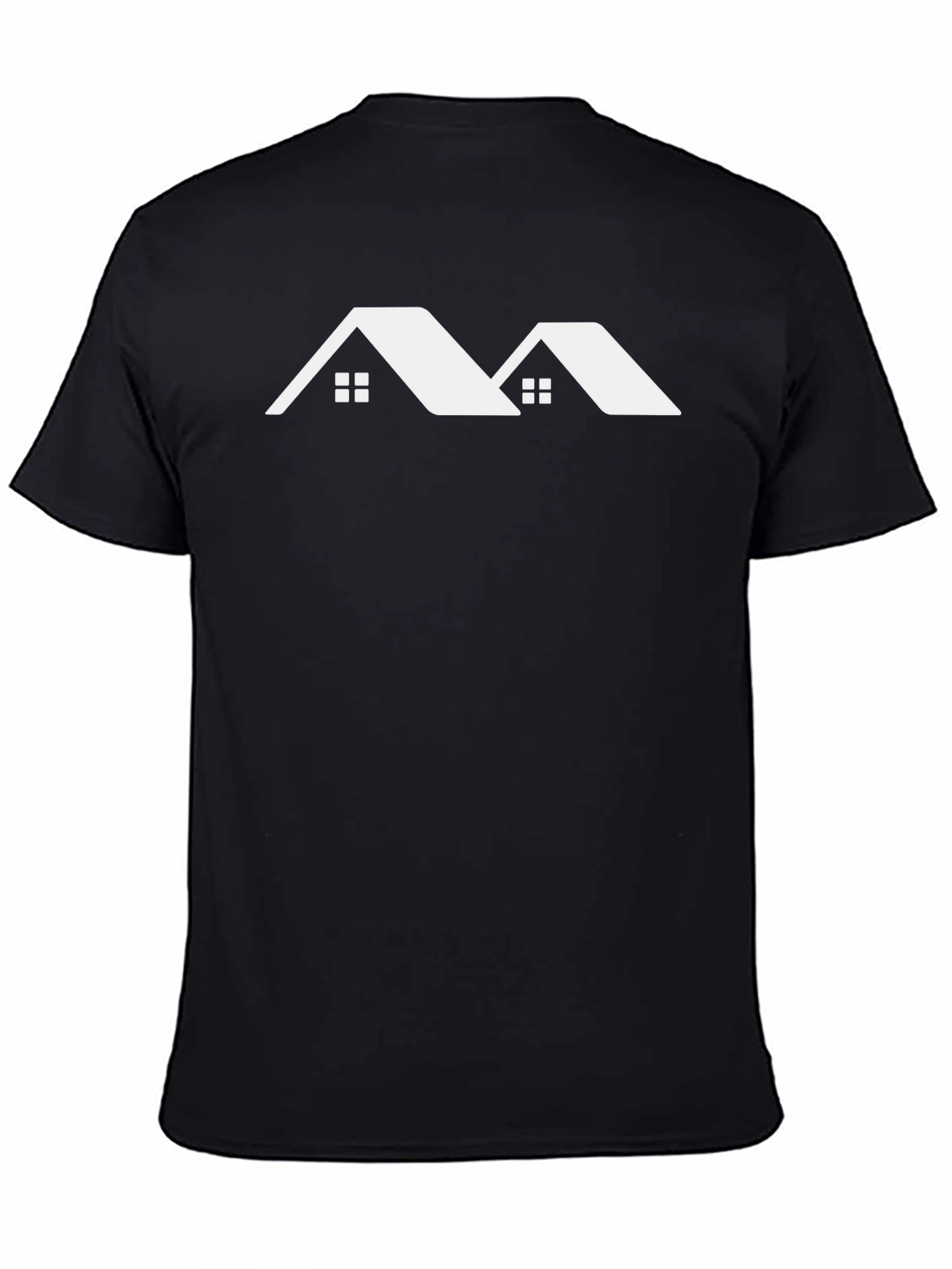 Modern Two House Tee - Black T-Shirt Home Design