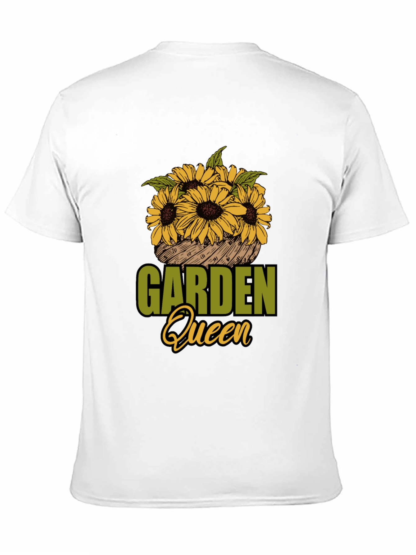 Garden Queen Sunflower Graphic T-Shirt