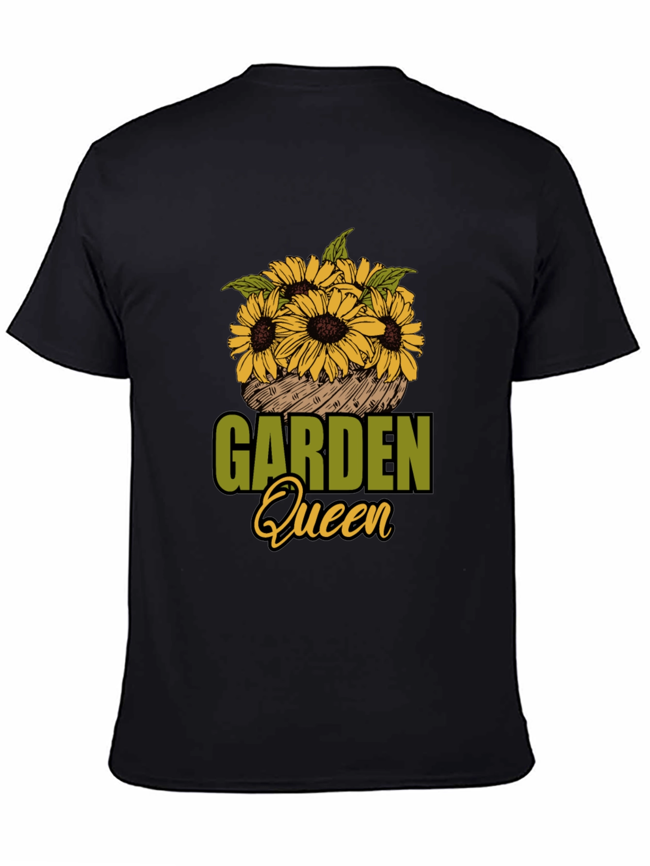 Garden Queen Sunflower Graphic T-Shirt