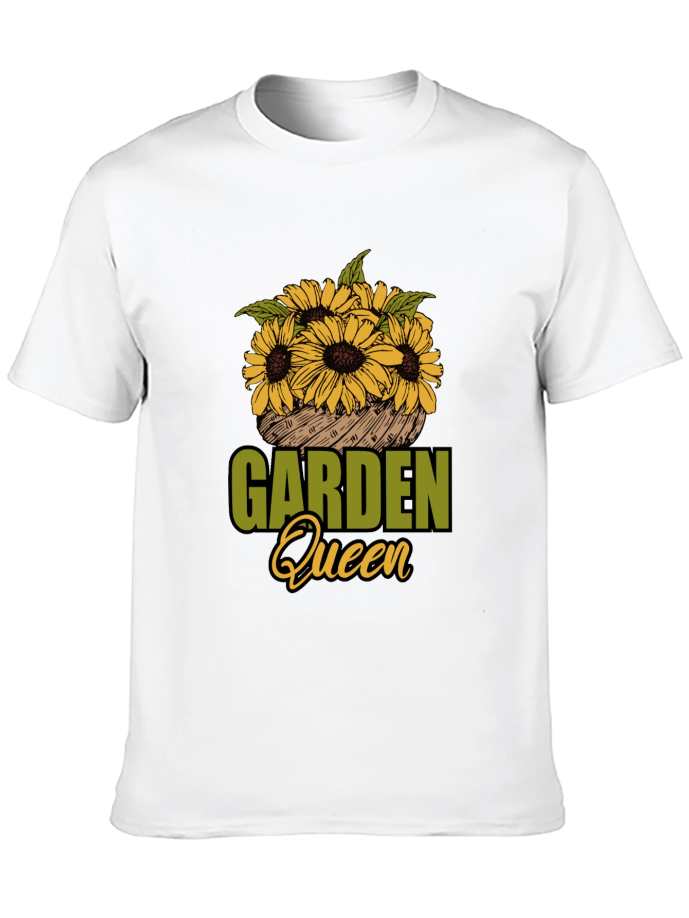 Garden Queen Sunflower Graphic T-Shirt