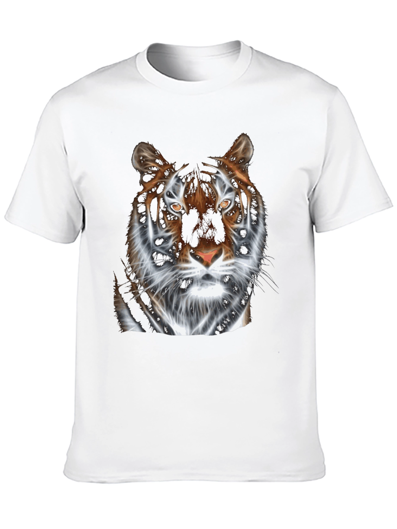 Tiger Graphic Print T-Shirt