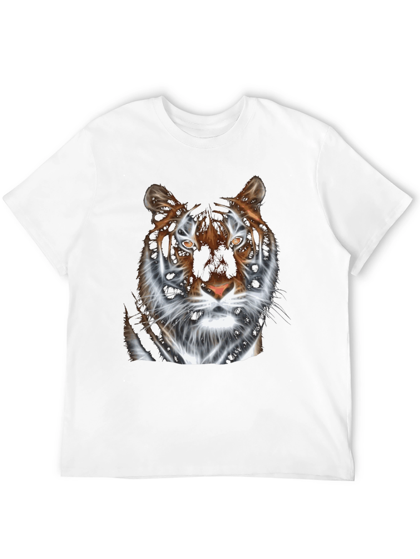 Tiger Graphic Print T-Shirt