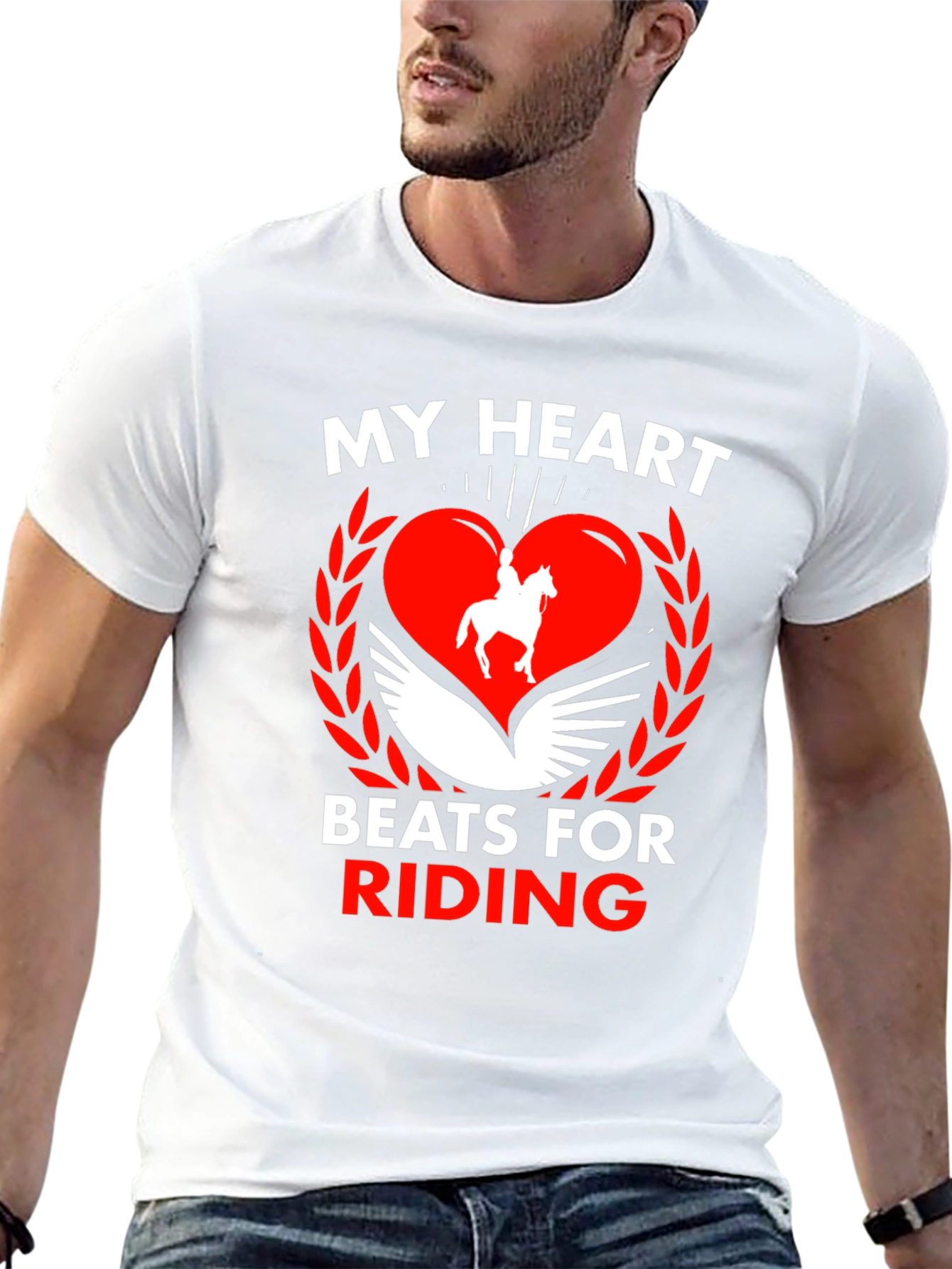 Equestrian Heartbeat Graphic Tee