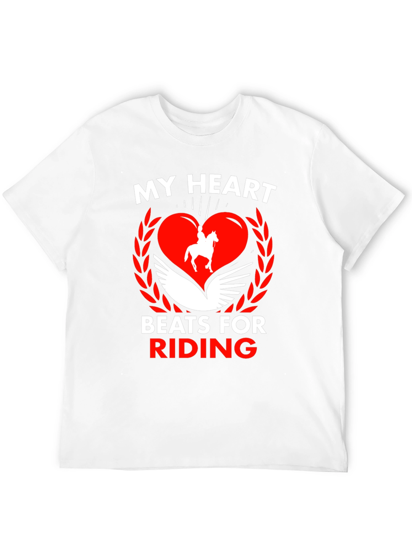 Equestrian Heartbeat Graphic Tee