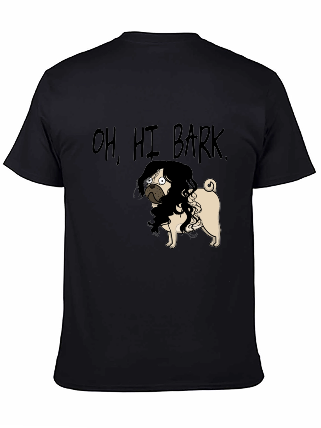 Oh Hi Bark! Funny Pug T-Shirt