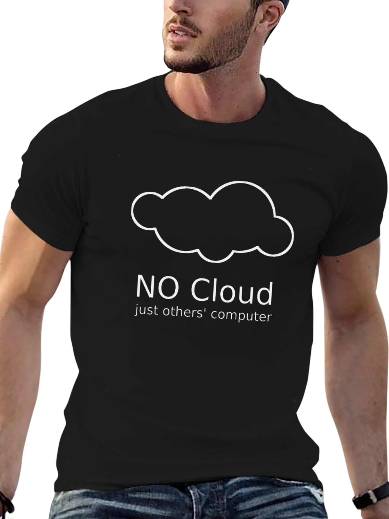 No Cloud Just Others Computer Graphic T-Shirt
