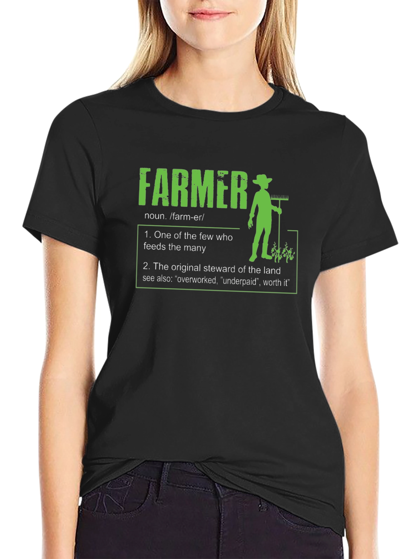 Farmer Definition T-Shirt - Agricultural Gift