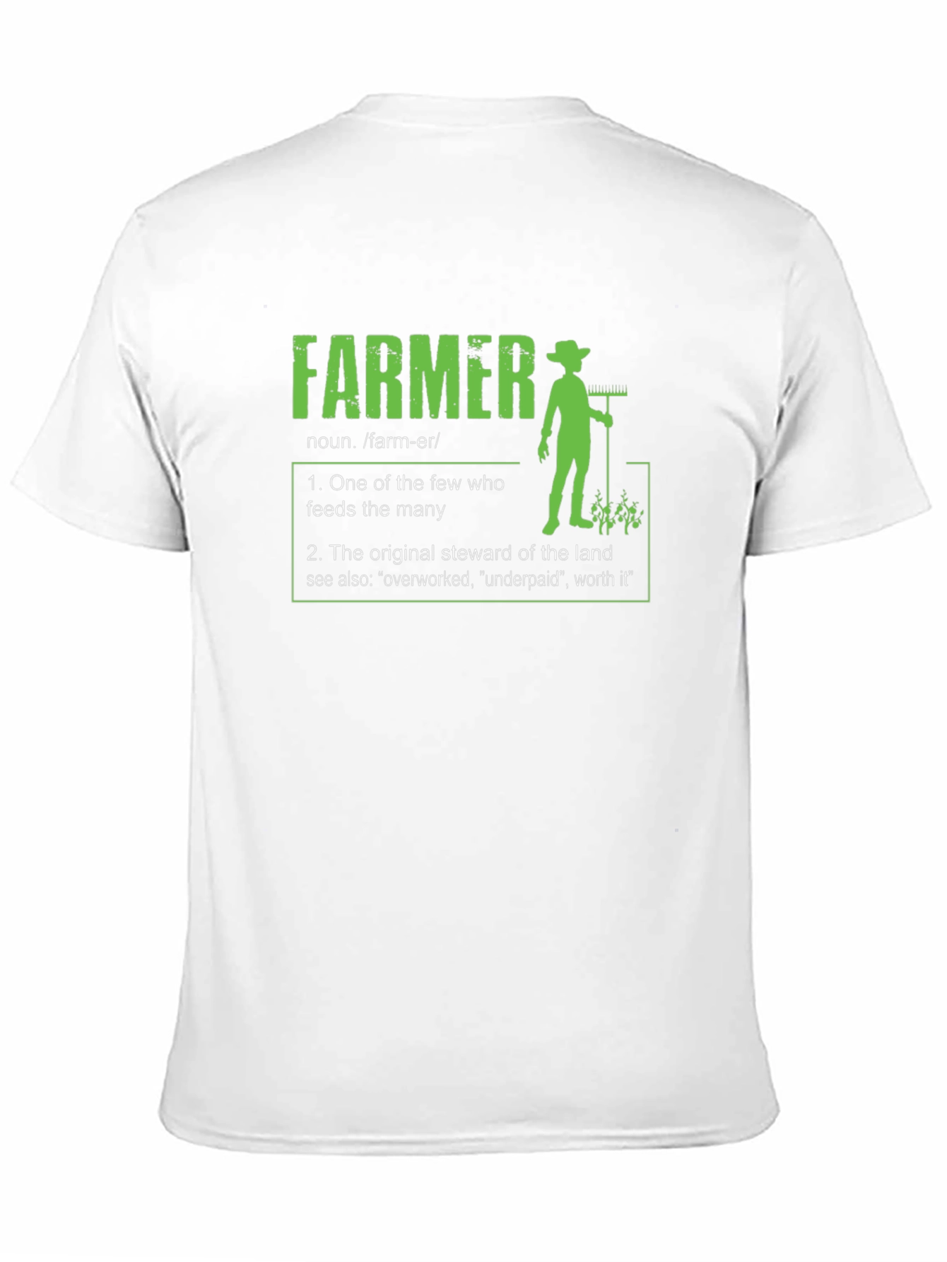 Farmer Definition T-Shirt - Agricultural Gift