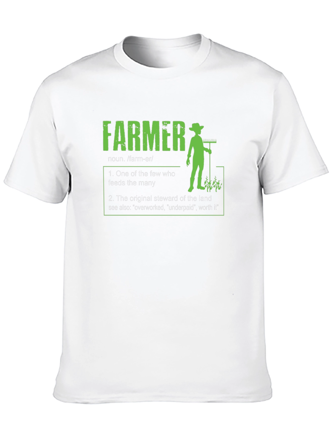 Farmer Definition T-Shirt - Agricultural Gift