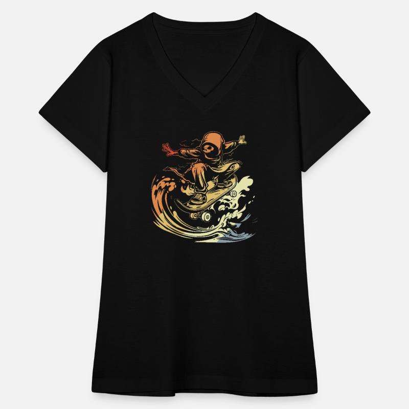 Skateboarding Comic Look