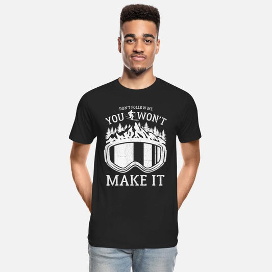 Ski, Don't follow me you won't make it, Skiing