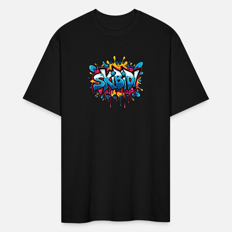 Skibidi Graffiti Drip Shirt – Viral Slang Street A