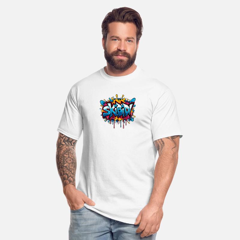 Skibidi Graffiti Drip Shirt – Viral Slang Street A