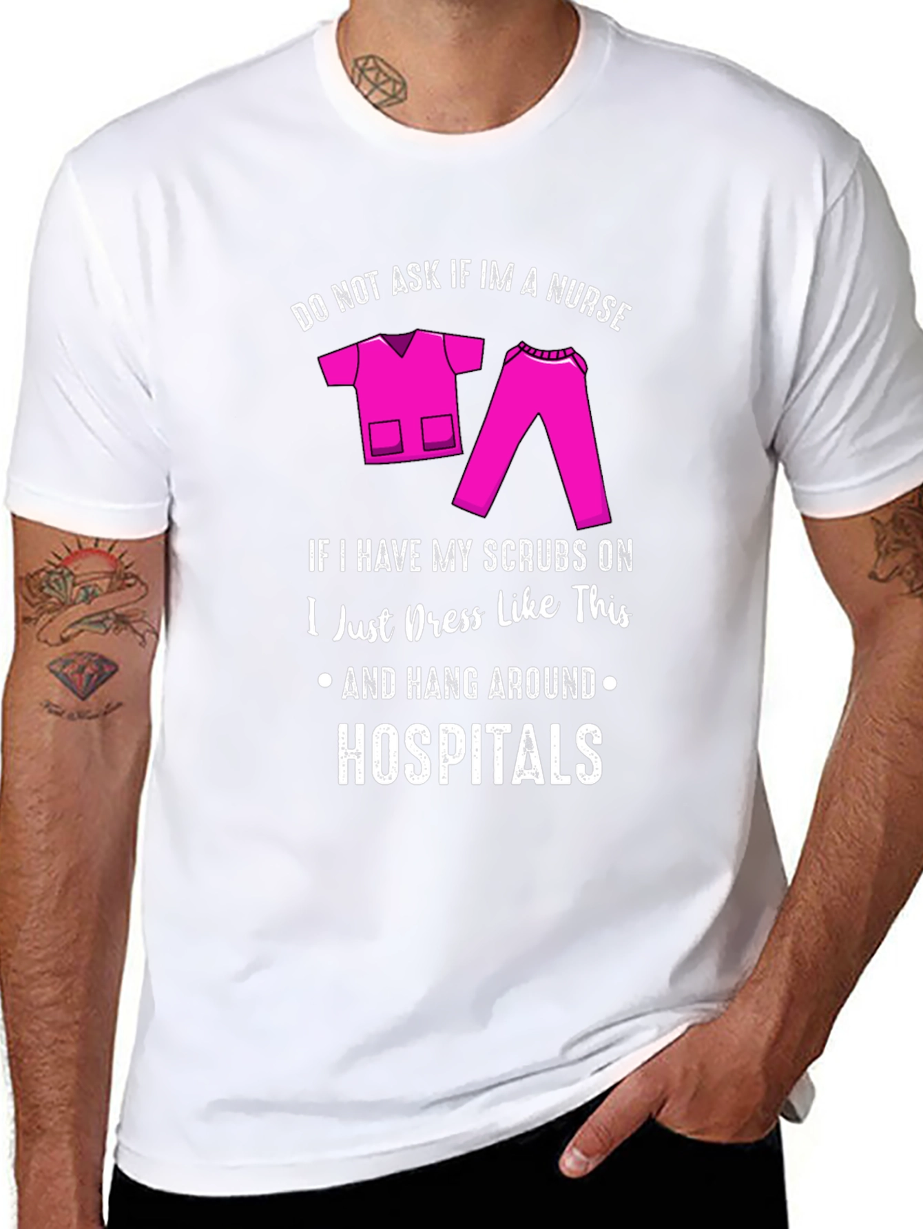 Nurse Scrubs Humor T-Shirt