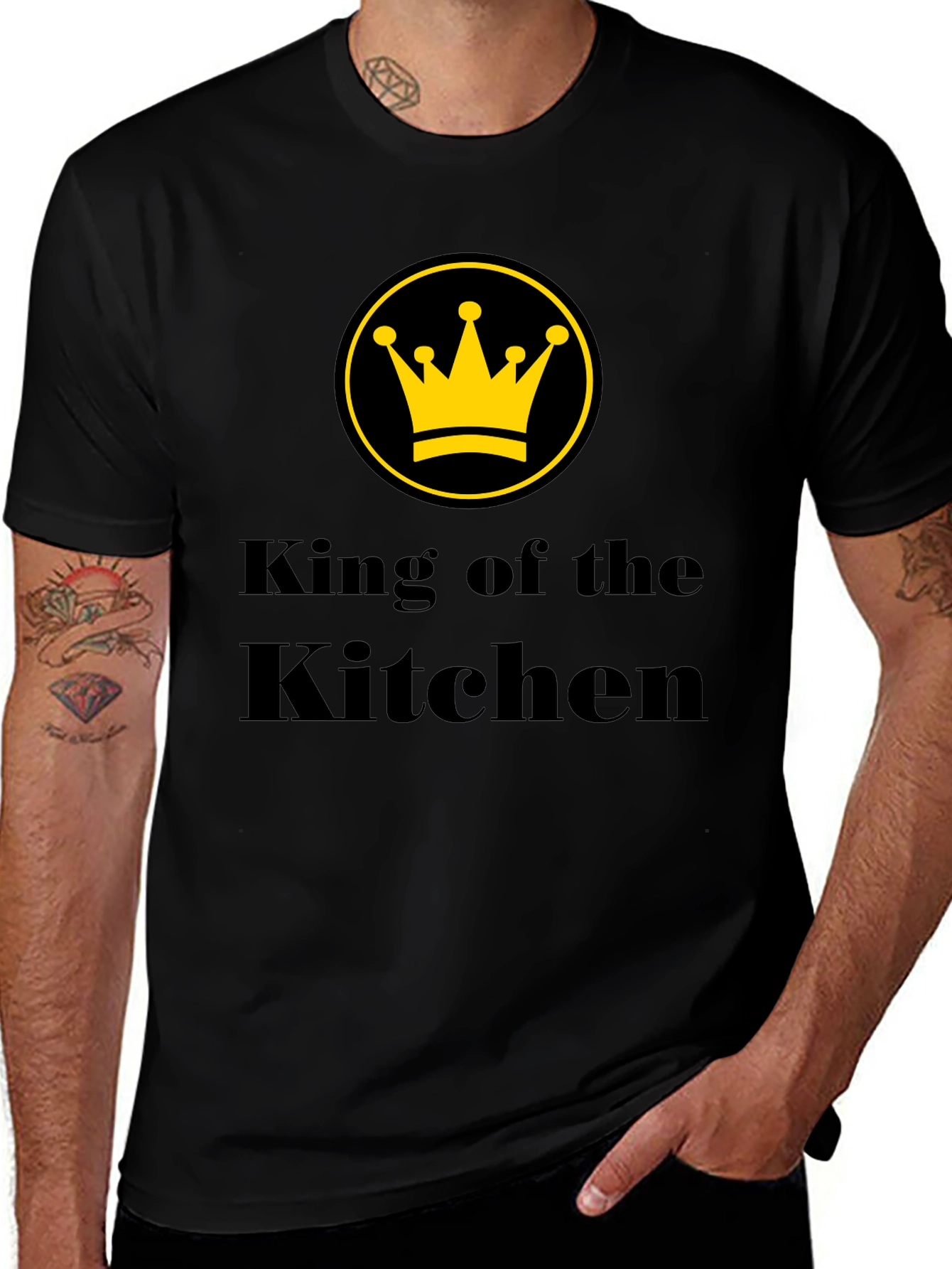 King of the Kitchen Black T-Shirt