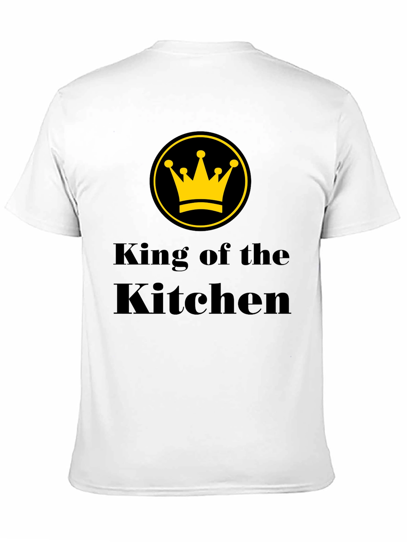 King of the Kitchen Black T-Shirt