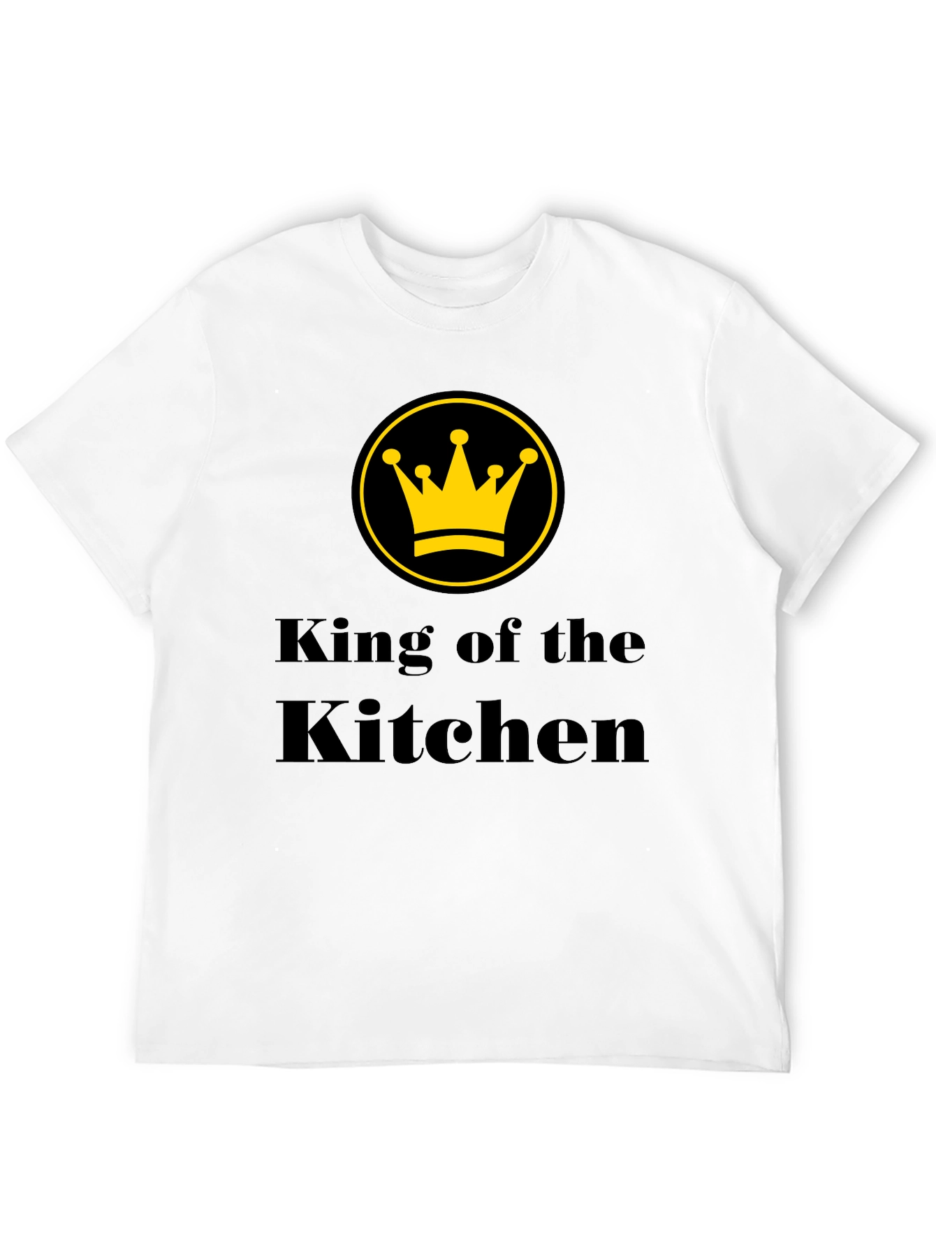 King of the Kitchen Black T-Shirt