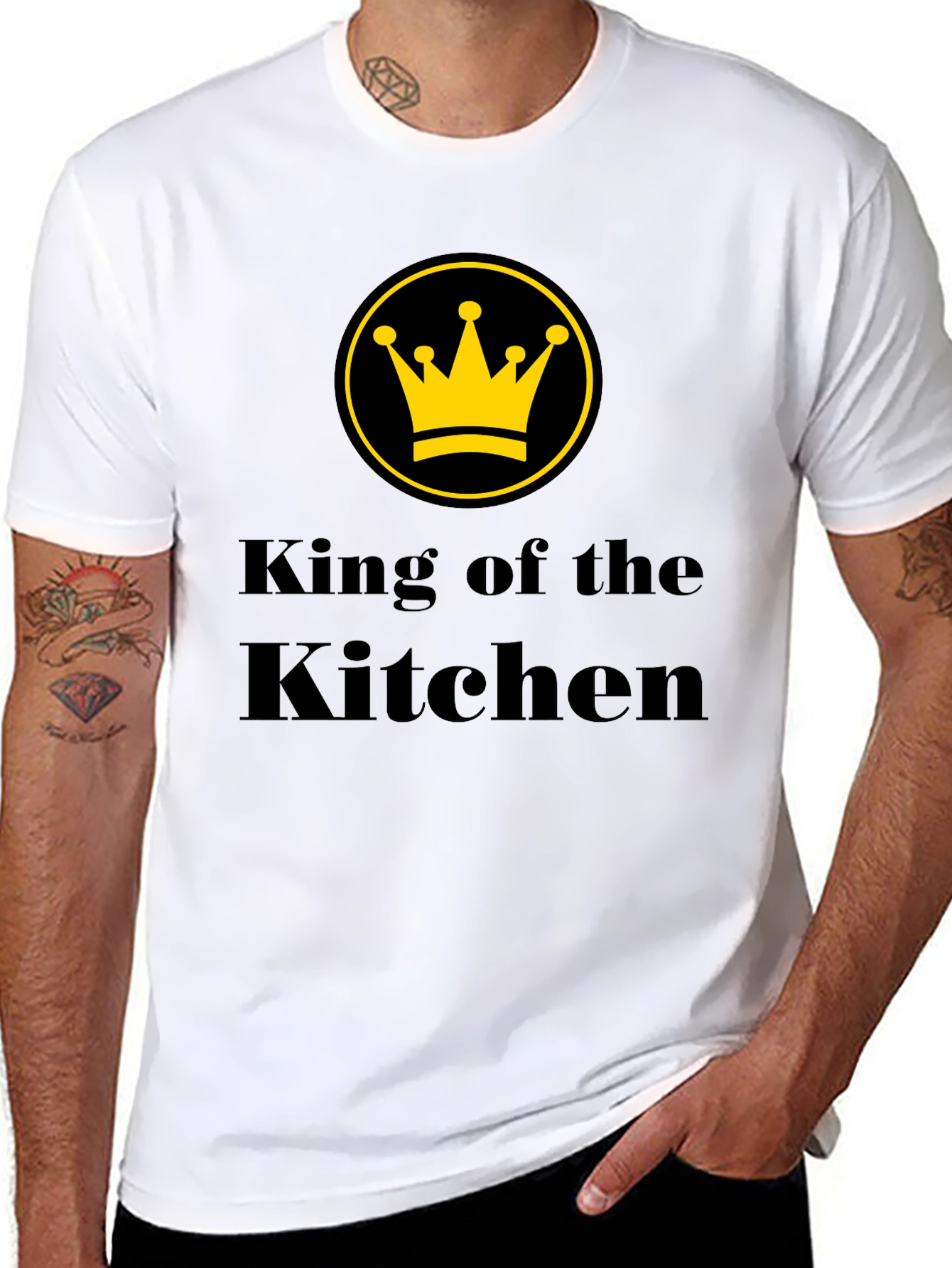 King of the Kitchen Black T-Shirt